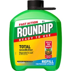 Roundup Total Ready To Use Pump N Go Weedkiller Refill - 5L