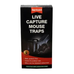 Rentokil Live Capture Mouse Trap (Pack Of 2)