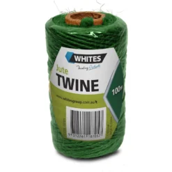 Whites Jute Garden Twine - Green / 100m