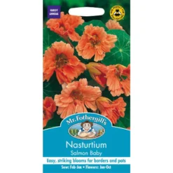 Mr. Fothergill's Nasturtium Salmon Baby Seeds