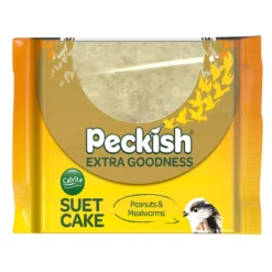 Peckish Extra Goodness Mealworm Suet Cake - 300g