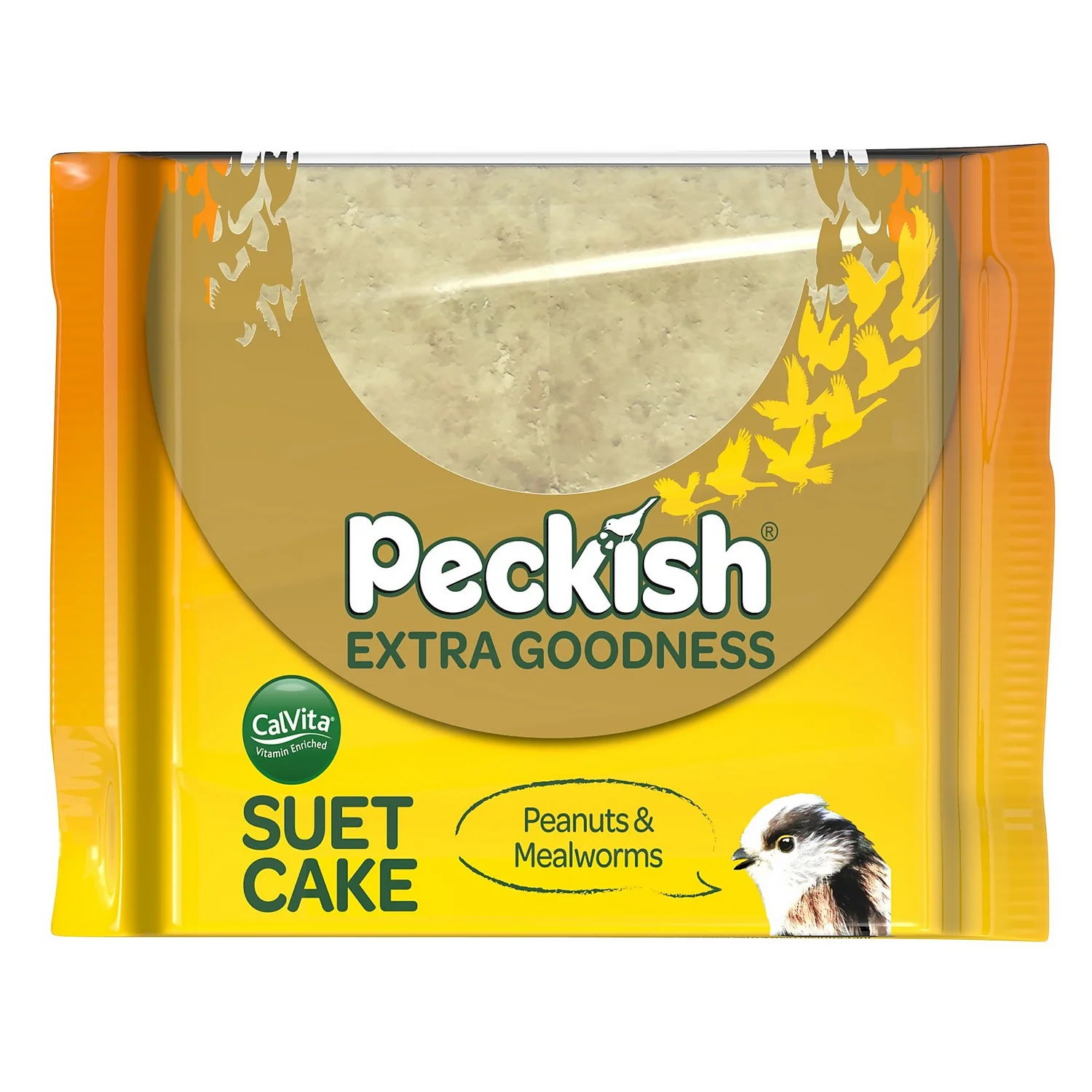Peckish Extra Goodness Mealworm Suet Cake - 300g