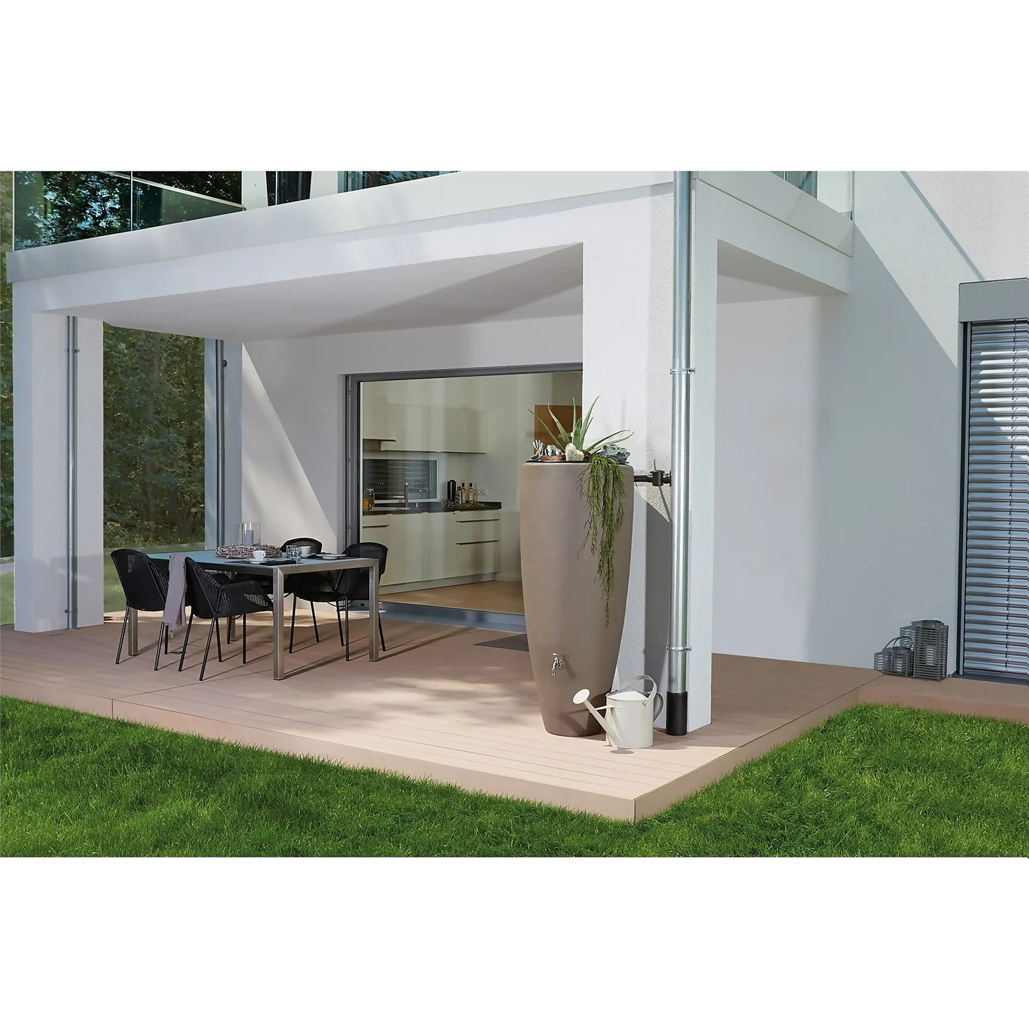 Garantia 2 In 1 Water Collector 300L - Taupe - Image 2