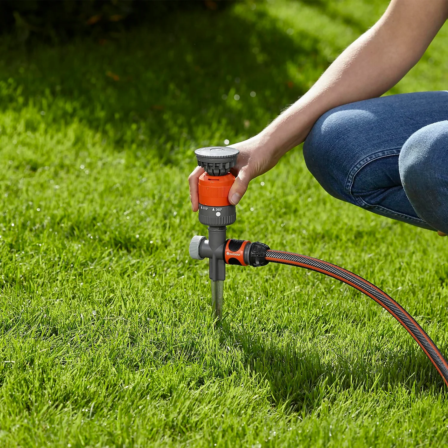 Gardena Comfort Circular Sprinkler Vario Spike - Image 2