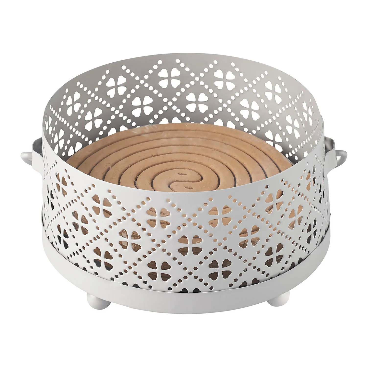Bite Shield Metal Incense Diffuser With 12 Coils - Image 2